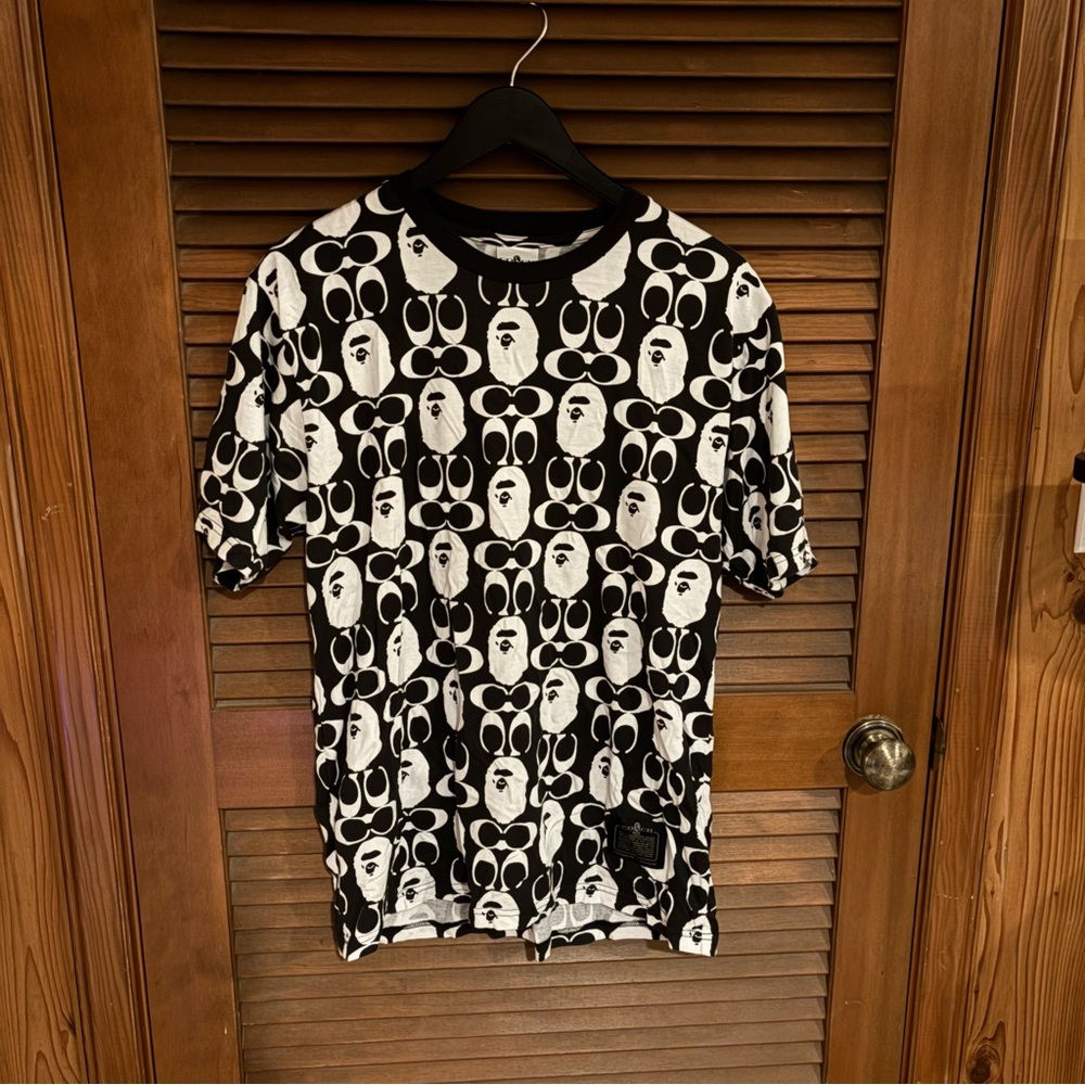 bape x coach tshirt